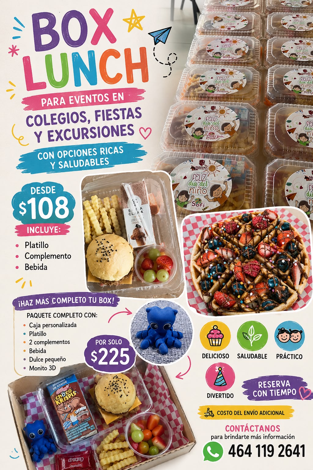Box lunch para eventos